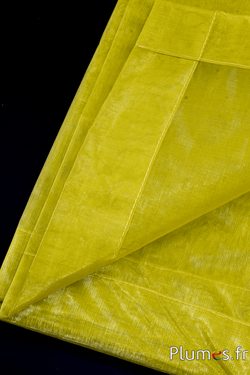 Nappe en organza - 45 x 140 cm - olive clair